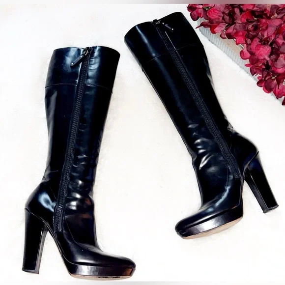 GUCCI Patent Leather Platform Boot - Picture 3 of 13